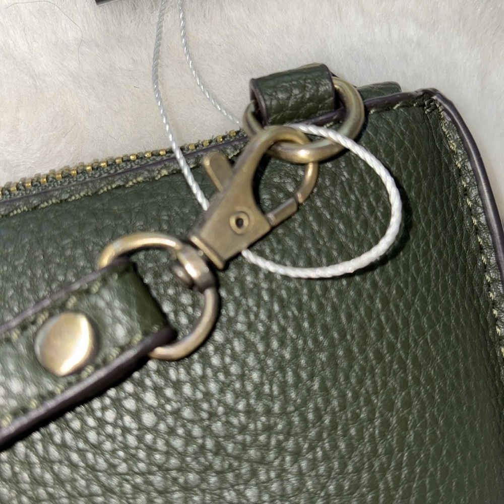 New w/Tags Joy Susan Mini Crossbody Wristlet Clutch Pebbled Leather Belt Bag - Picture 11 of 16